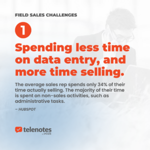 Field Sales Challenges - Data Entry