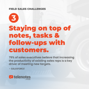 Field Sales Challenges - Follow-Ups